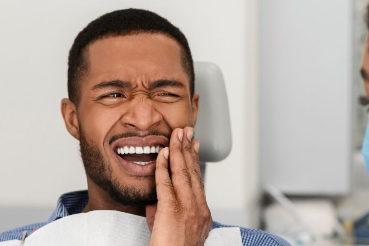 Patient receiving urgent dental care from an emergency dentist in Silverdale